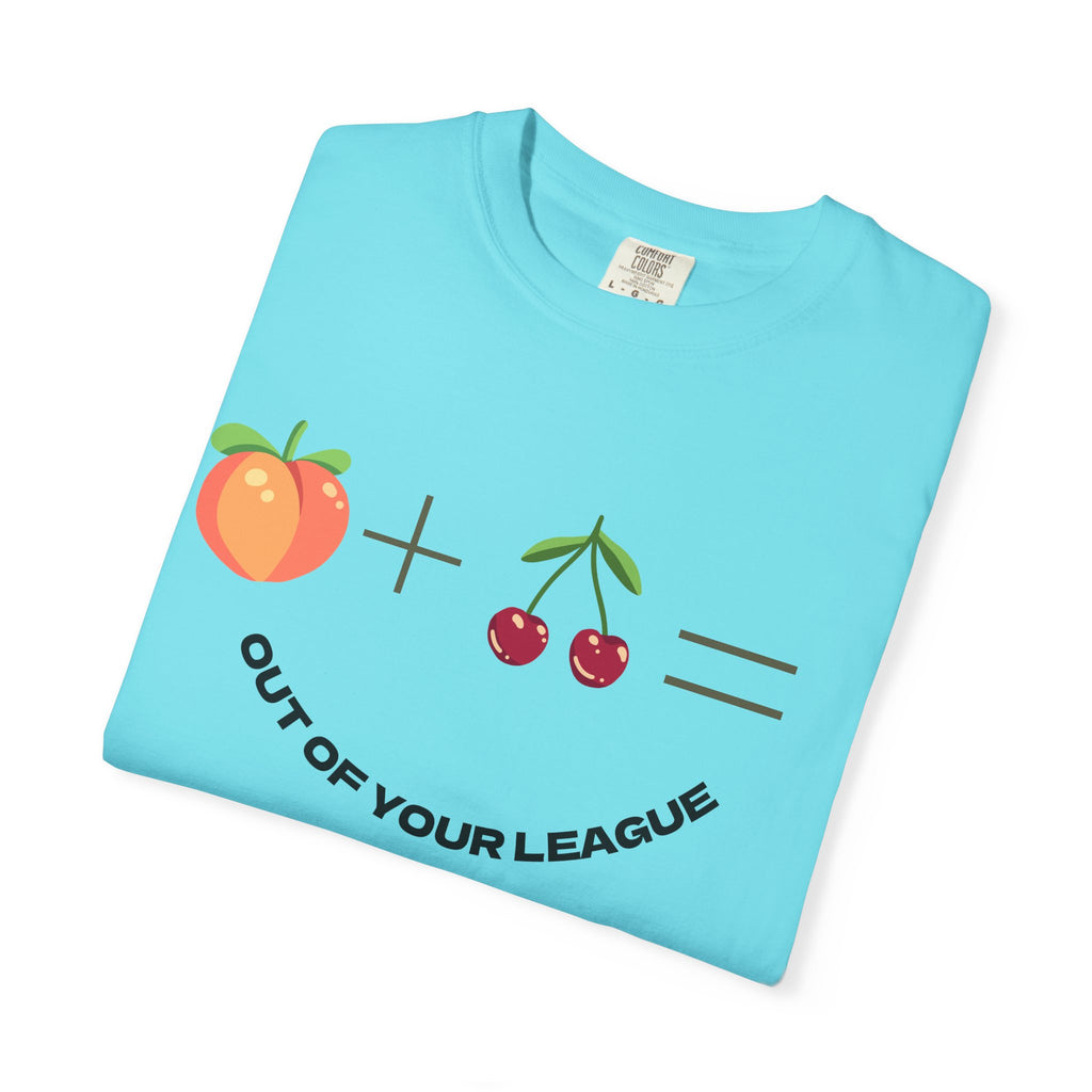 Peach + Cherries Bad Bitch Tee | Out Of Your League T-Shirt