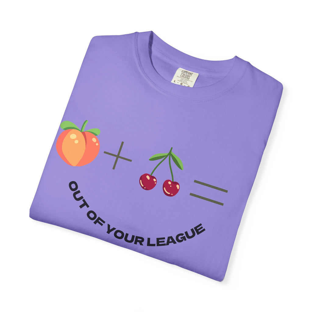 Peach + Cherries Bad Bitch Tee | Out Of Your League T-Shirt
