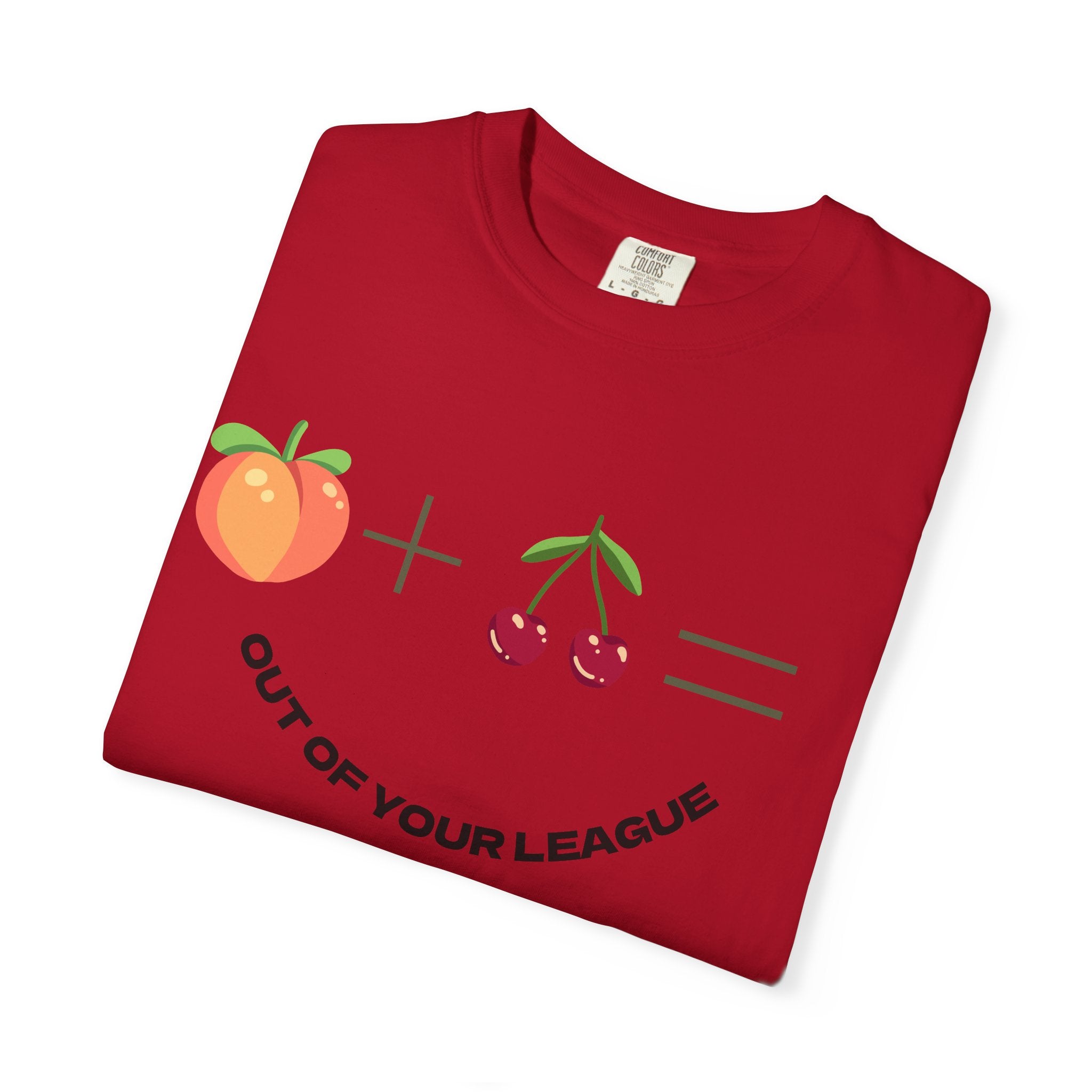 Peach + Cherries Bad Bitch Tee | Out Of Your League T-Shirt