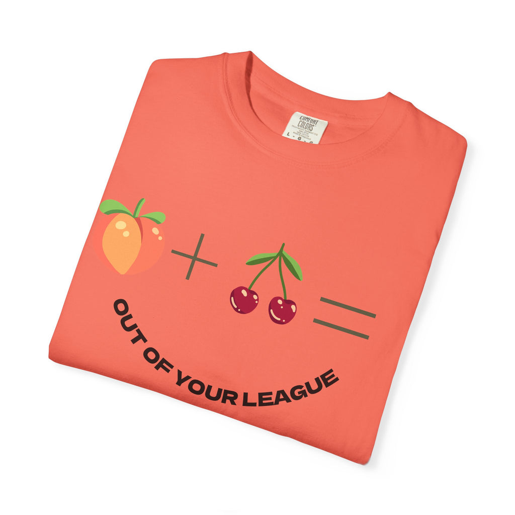 Peach + Cherries Bad Bitch Tee | Out Of Your League T-Shirt