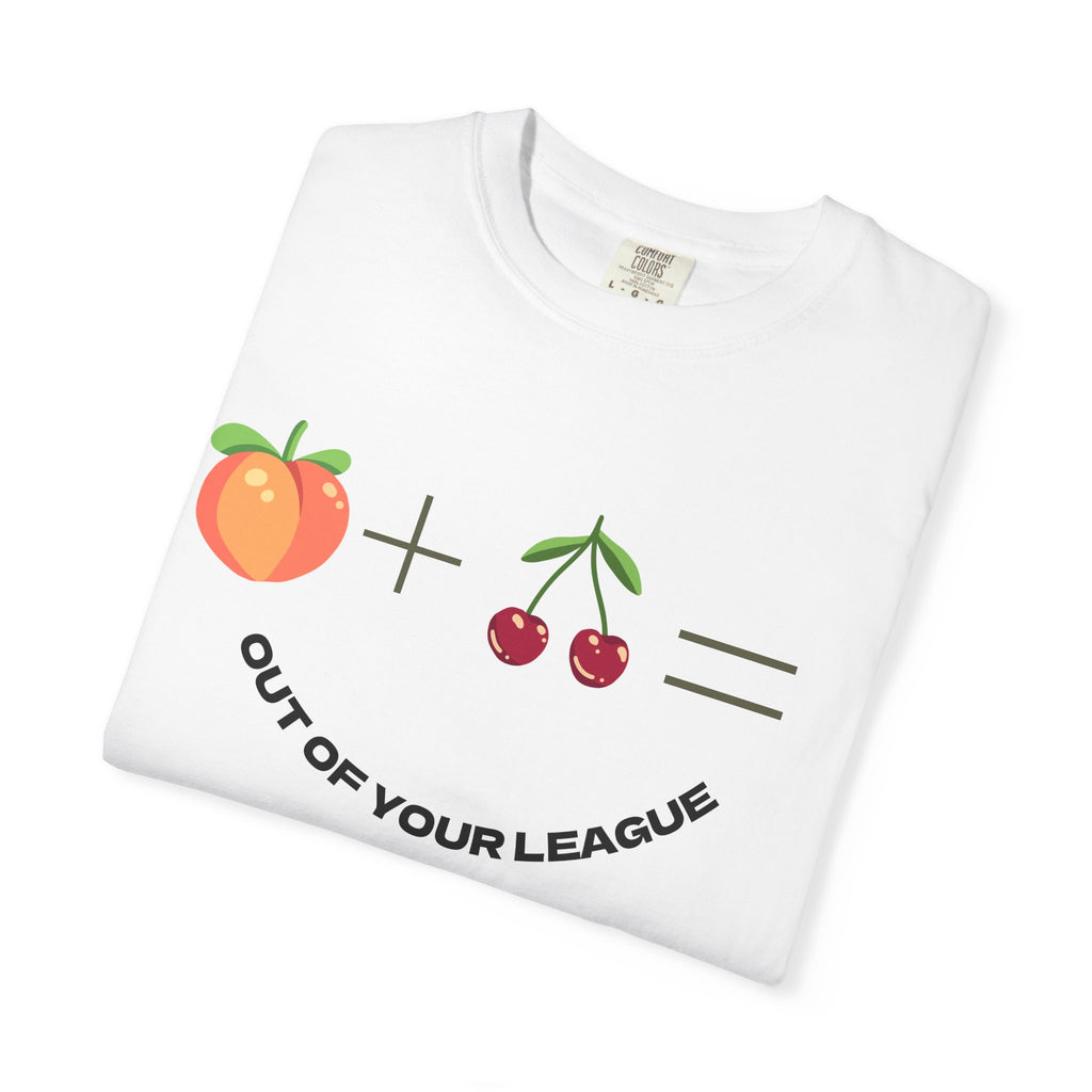 Peach + Cherries Bad Bitch Tee | Out Of Your League T-Shirt