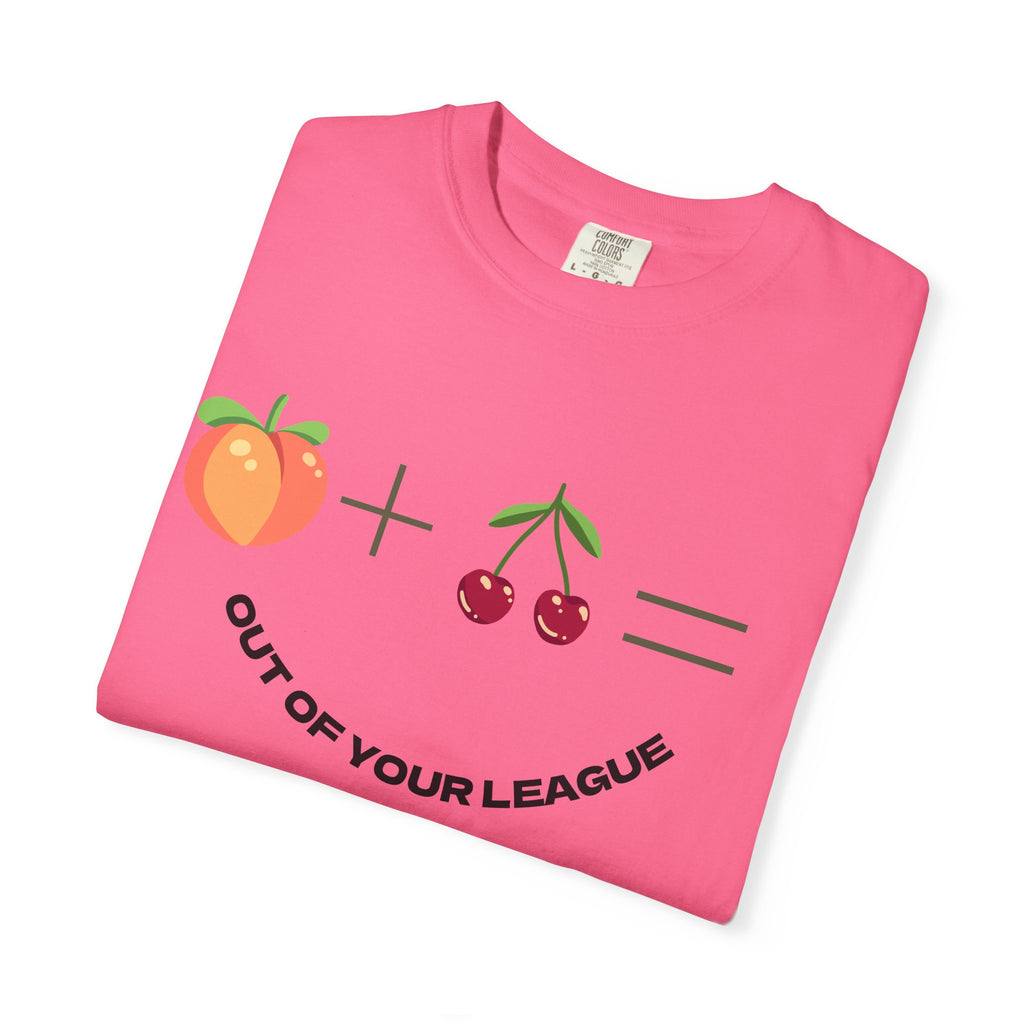 Peach + Cherries Bad Bitch Tee | Out Of Your League T-Shirt