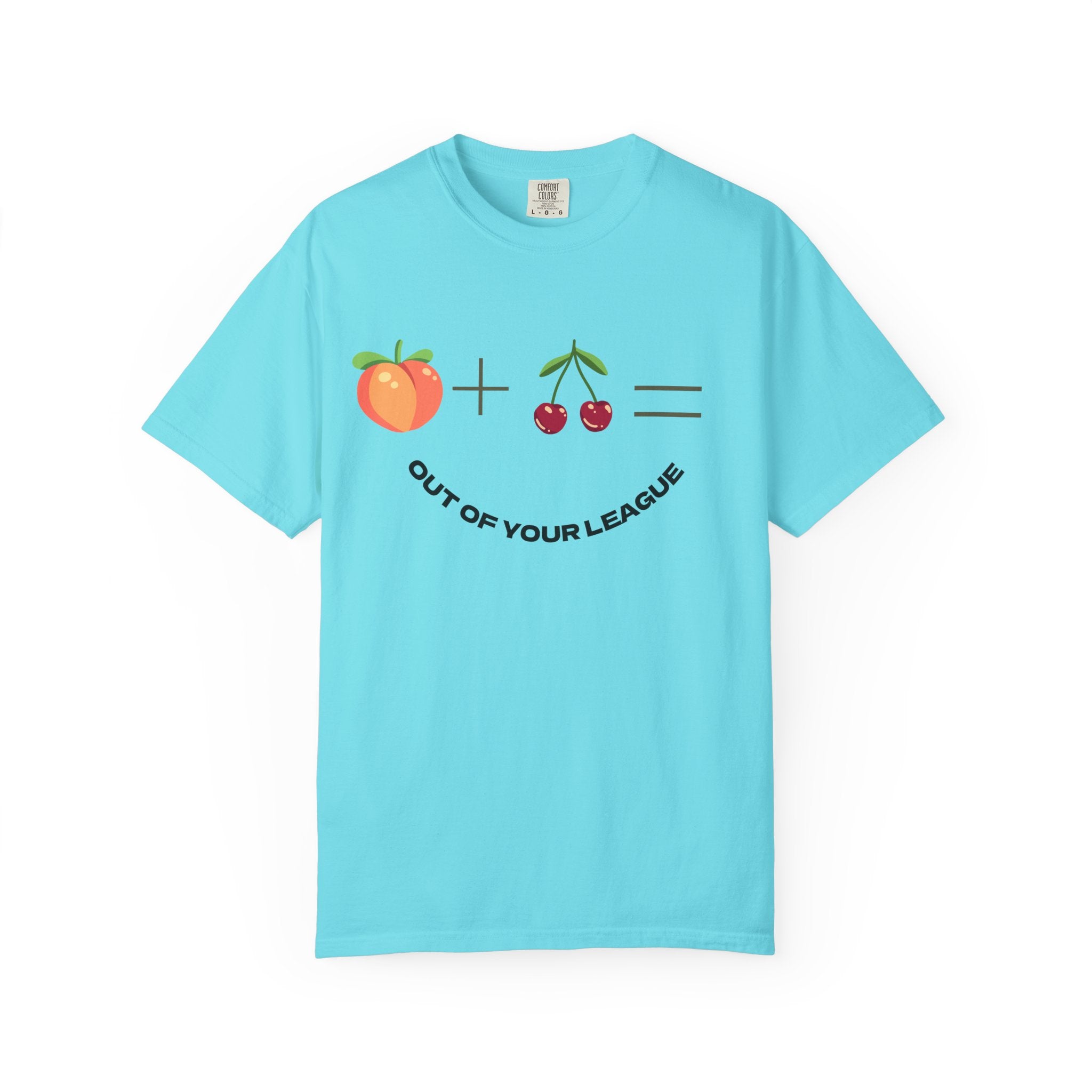 Peach + Cherries Bad Bitch Tee | Out Of Your League T-Shirt