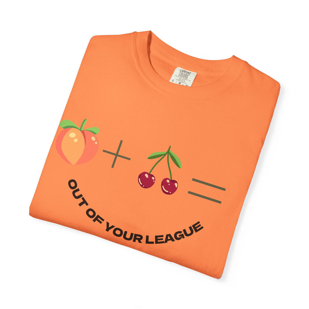Peach + Cherries Bad Bitch Tee | Out Of Your League T-Shirt