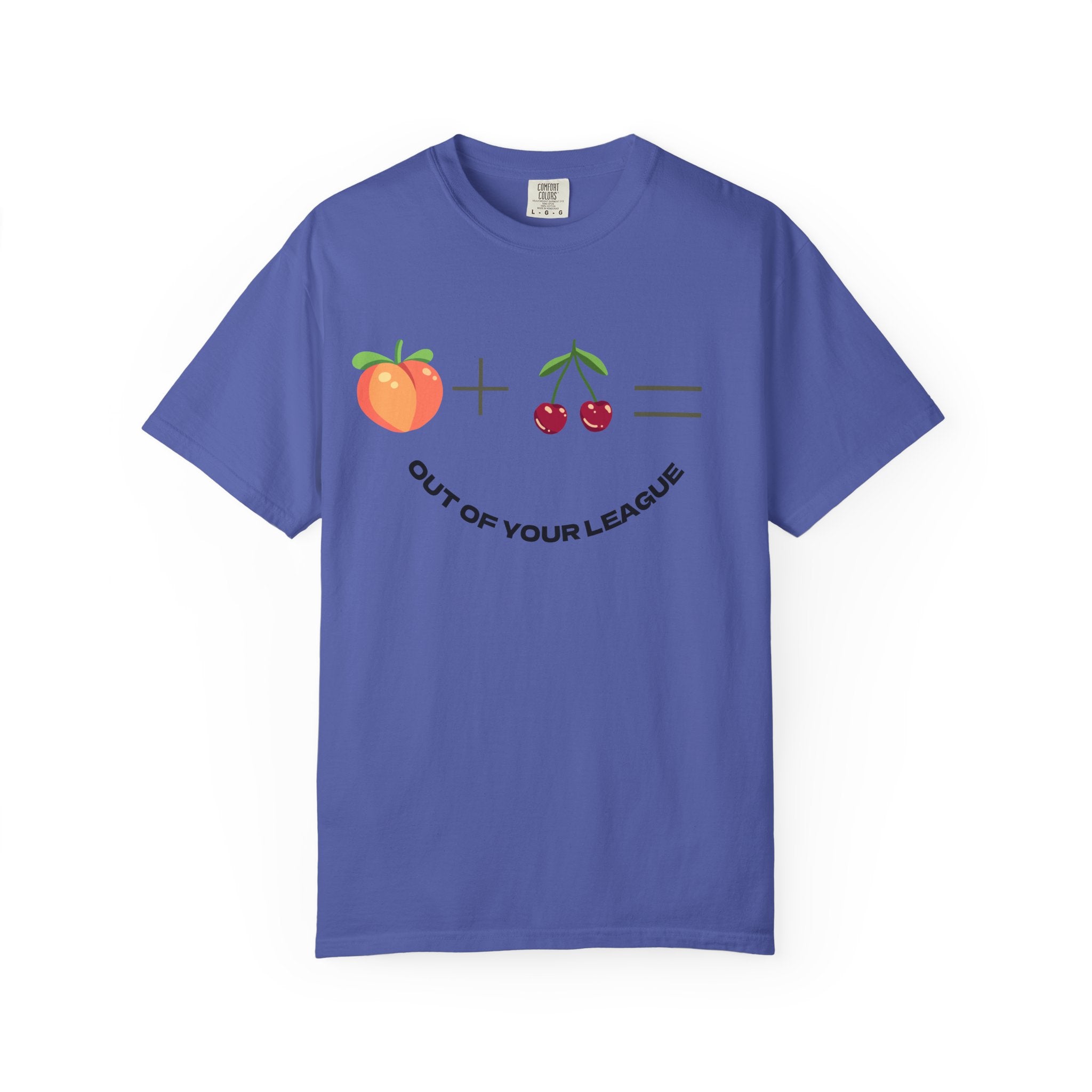 Peach + Cherries Bad Bitch Tee | Out Of Your League T-Shirt