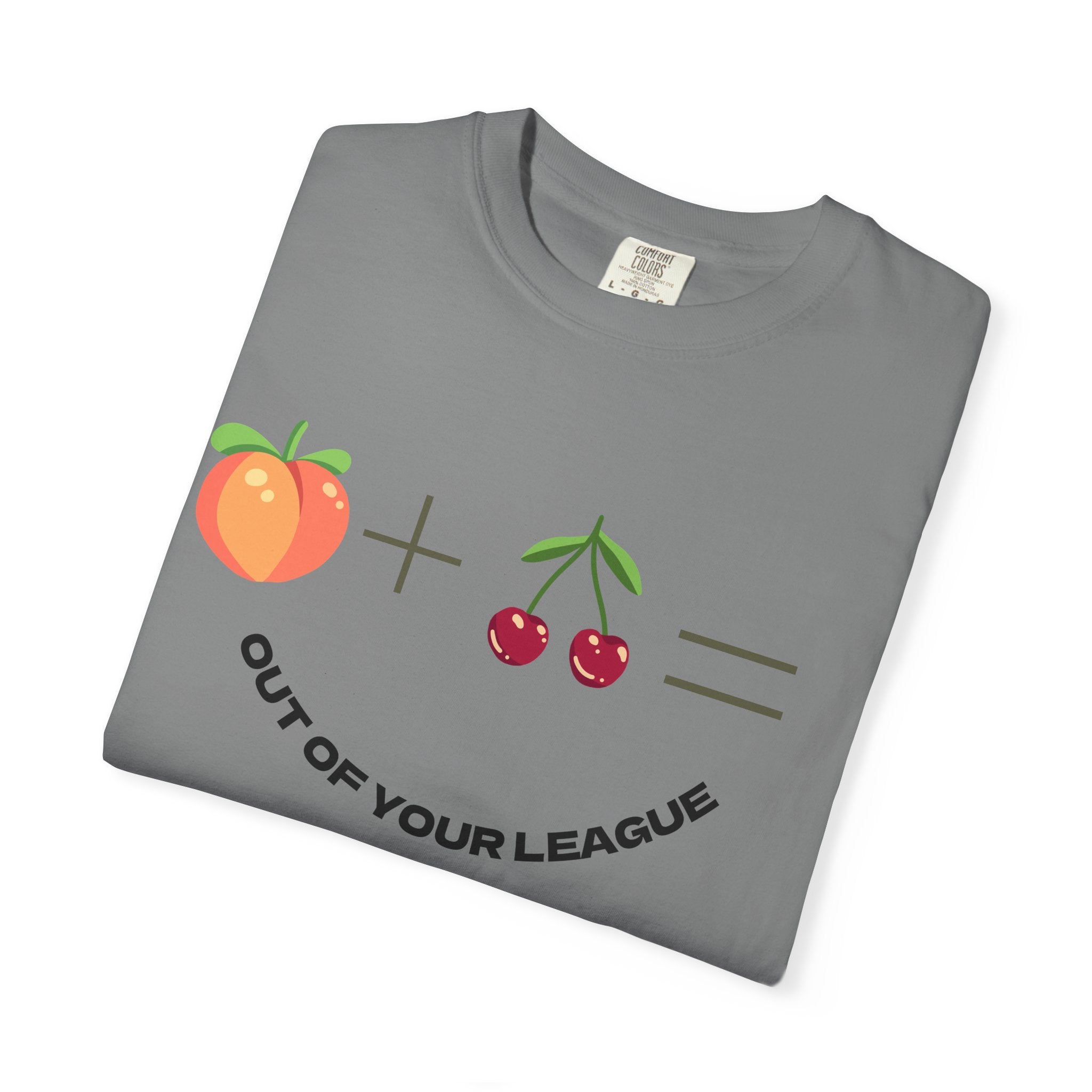 Peach + Cherries Bad Bitch Tee | Out Of Your League T-Shirt